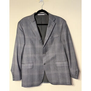 Hickey Freeman 42S Worsted Wool Milburn Sport Coat Academia Old Money Quiet Luxe